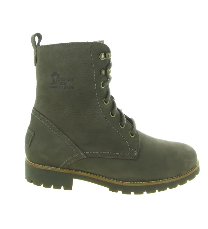 apres ski bottes fourrees - Chaussure neige - femme - Cuir - Taupe - Panama jack