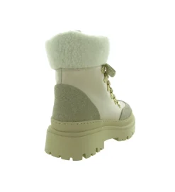 apres ski bottes fourrees - Chaussure neige - femme - Cuir - Taupe - Armando
