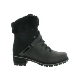 apres ski bottes fourrees - Chaussure neige - femme - Cuir - Anthracite - Rossignol