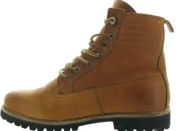 apres ski bottes fourrees - Chaussure neige - femme - Cuir - Chestnut - Black stone