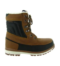 apres ski bottes fourrees - Chaussures neige - homme - Synthétique - Chestnut - Kimberfeel