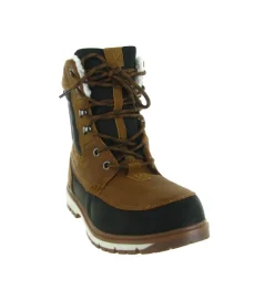 apres ski bottes fourrees - Chaussures neige - homme - Synthétique - Chestnut - Kimberfeel