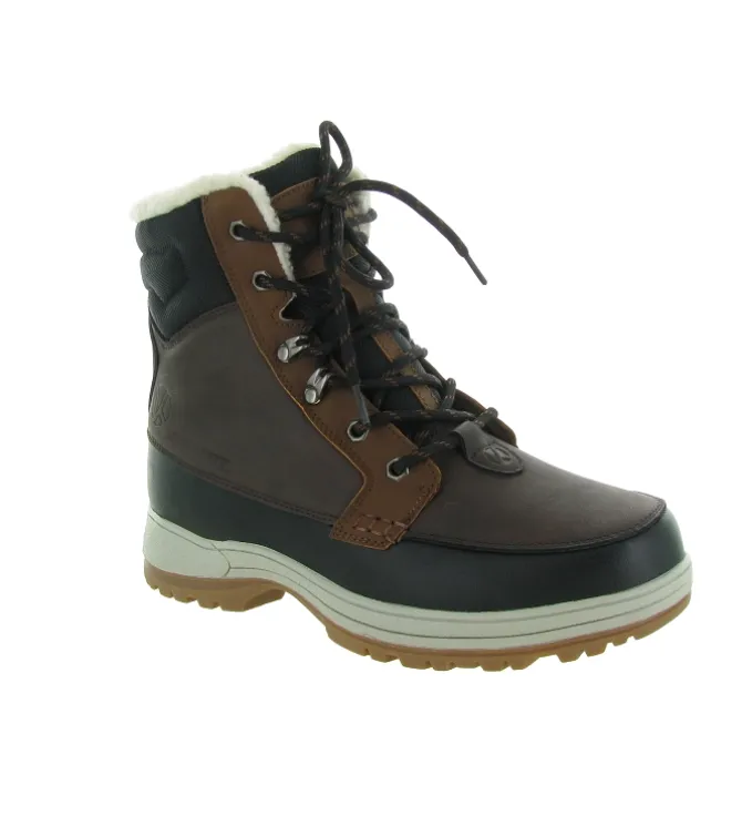 apres ski bottes fourrees - Chaussures neige - homme - Synthétique - Marron - Kimberfeel