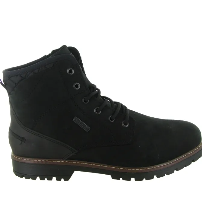 apres ski bottes fourrees - Chaussures neige - homme - Cuir - Noir - Rieker