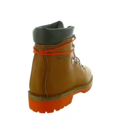 apres ski bottes fourrees - Chaussures neige - homme - Cuir - Jaune - Le soulor