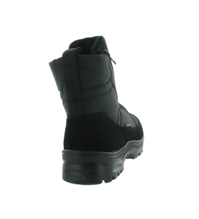 apres ski bottes fourrees - Chaussures neige - homme - Nylon - Noir - Antartica