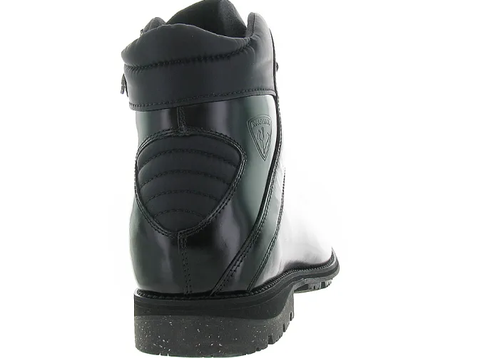 apres ski bottes fourrees - Chaussures neige - homme - Cuir - Noir - Rossignol