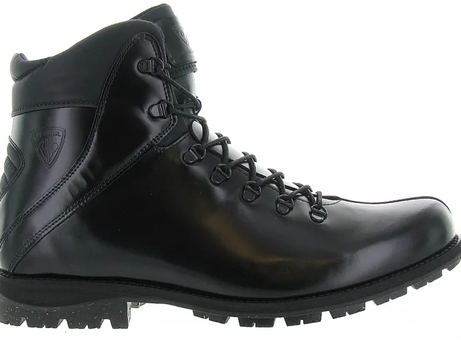 apres ski bottes fourrees - Chaussures neige - homme - Cuir - Noir - Rossignol