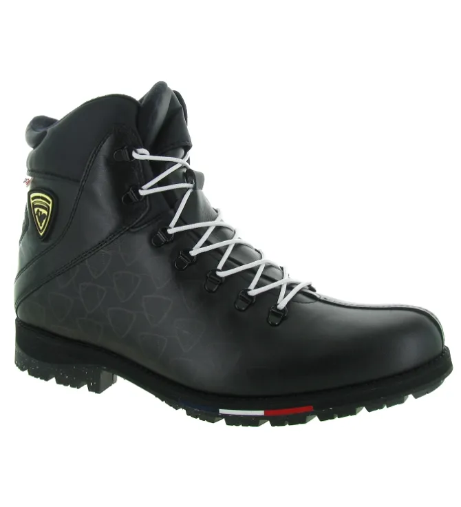 apres ski bottes fourrees - Chaussures neige - homme - Cuir - Noir - Rossignol