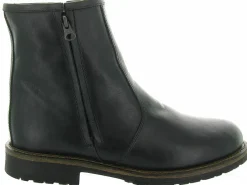 apres ski bottes fourrees - Chaussures neige - homme - Cuir - Noir - La thuile