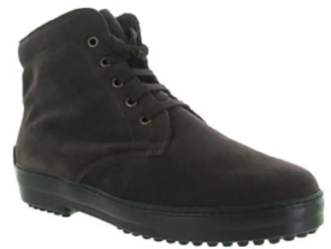 apres ski bottes fourrees - Chaussures neige - homme - Nubuck - Marron - La thuile
