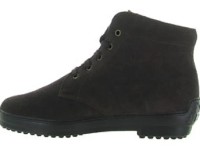 apres ski bottes fourrees - Chaussures neige - homme - Nubuck - Marron - La thuile
