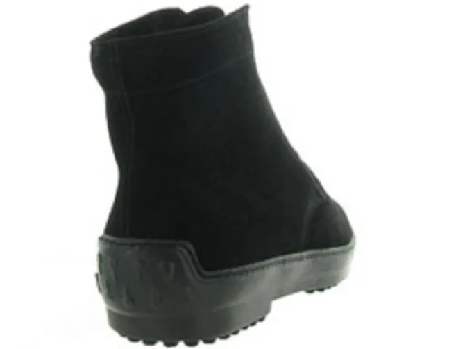 apres ski bottes fourrees - Chaussures neige - homme - Nubuck - Noir - La thuile