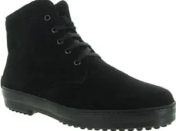 apres ski bottes fourrees - Chaussures neige - homme - Nubuck - Noir - La thuile