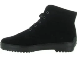 apres ski bottes fourrees - Chaussures neige - homme - Nubuck - Noir - La thuile