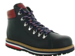 apres ski bottes fourrees - Chaussures neige - homme - Cuir - Bleu Marine - Oscar