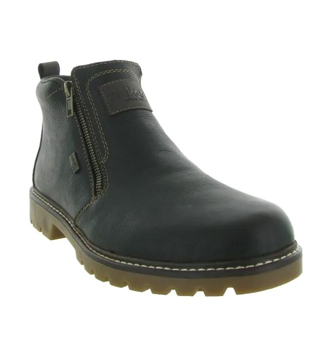 apres ski bottes fourrees - Chaussures neige - homme - Cuir - Marron - Rieker