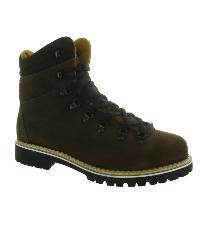 apres ski bottes fourrees - Chaussures neige - homme - Nubuck - Marron - New italia shoes