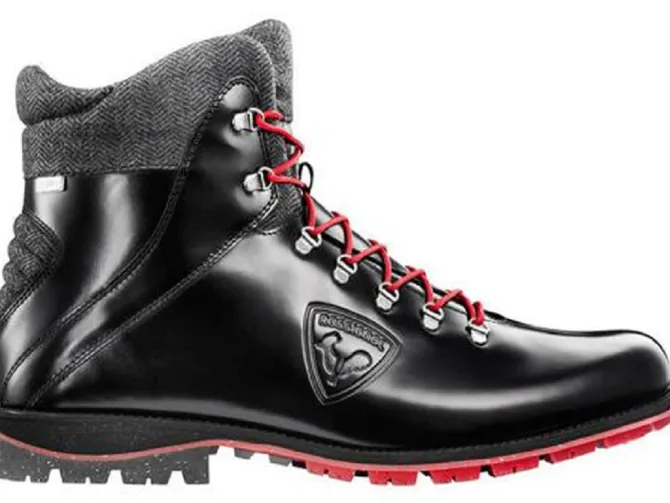 apres ski bottes fourrees - Chaussures neige - homme - Cuir - Noir - Rossignol