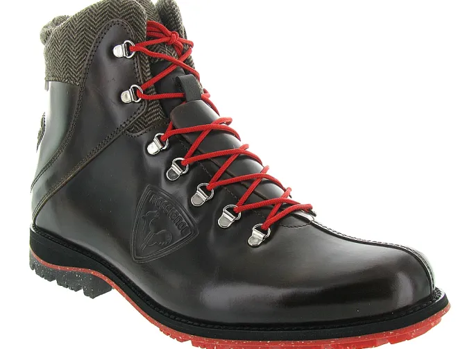 apres ski bottes fourrees - Chaussures neige - homme - Cuir - Marron - Rossignol