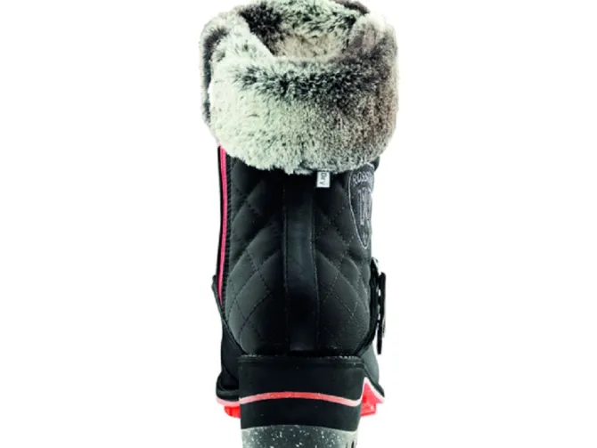 apres ski bottes fourrees - Chaussure neige - femme - Cuir - Noir - Rossignol