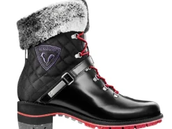 apres ski bottes fourrees - Chaussure neige - femme - Cuir - Noir - Rossignol