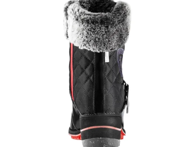 apres ski bottes fourrees - Chaussure neige - femme - Cuir - Noir - Rossignol