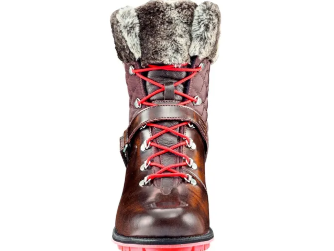 apres ski bottes fourrees - Chaussure neige - femme - Cuir - Marron - Rossignol