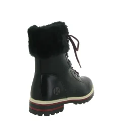 apres ski bottes fourrees - Chaussure neige - femme - Synthétique - Noir - Kimberfeel