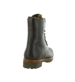 apres ski bottes fourrees - Chaussure neige - femme - Cuir - Marron - Panama jack