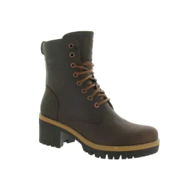 apres ski bottes fourrees - Chaussure neige - femme - Cuir - Marron - Panama jack