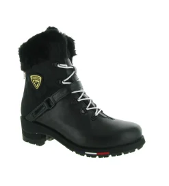 apres ski bottes fourrees - Chaussure neige - femme - Cuir - Noir - Rossignol