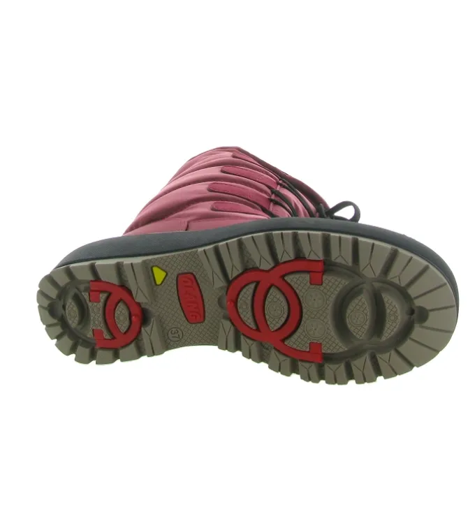apres ski bottes fourrees - Chaussure neige - femme - Synthétique - Bordeaux - Olang