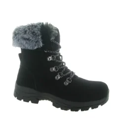 apres ski bottes fourrees - - femme - Cuir - Noir - Hooper
