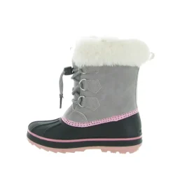 apres ski bottes fourrees - - junior fille - Synthétique - Gris - Kimberfeel