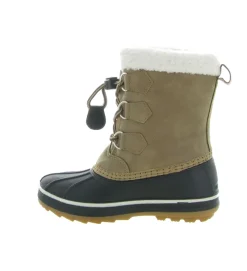 apres ski bottes fourrees - - junior garcon - Synthétique - Marron - Kimberfeel