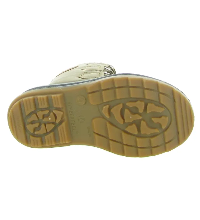 apres ski bottes fourrees - - junior garcon - Synthétique - Marron - Kimberfeel
