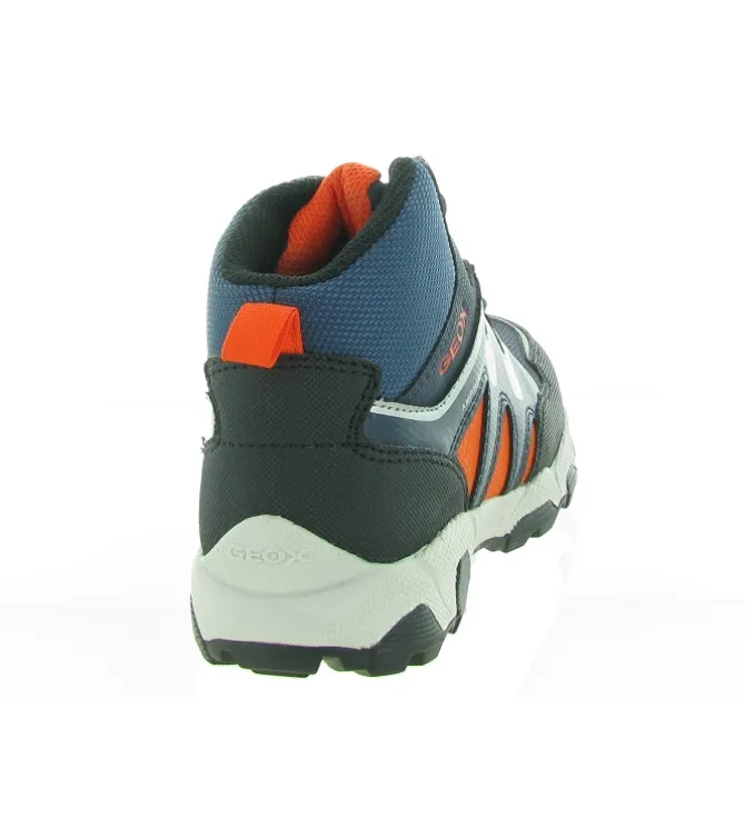 apres ski bottes fourrees - - junior garcon - Nylon - Bleu Marine - Geox
