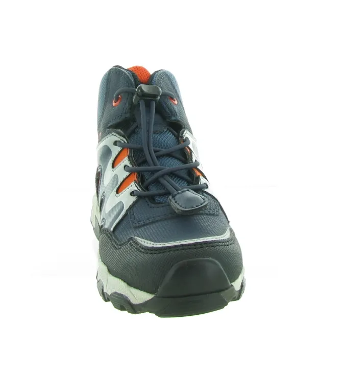 apres ski bottes fourrees - - junior garcon - Nylon - Bleu Marine - Geox