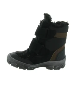apres ski bottes fourrees - - junior garcon - Nubuck - Noir - Primigi