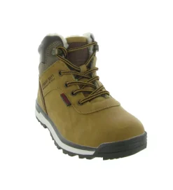 apres ski bottes fourrees - - junior garcon - Synthétique - Marron - Kimberfeel