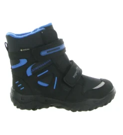 apres ski bottes fourrees - - junior garcon - Nylon - Bleu Marine - Superfit