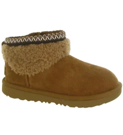 apres ski bottes fourrees - - junior fille - Nubuck - Chestnut - Ugg australia