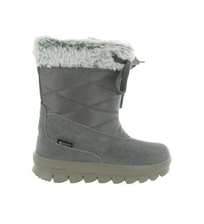 apres ski bottes fourrees - - junior fille - Nylon - Gris - Superfit