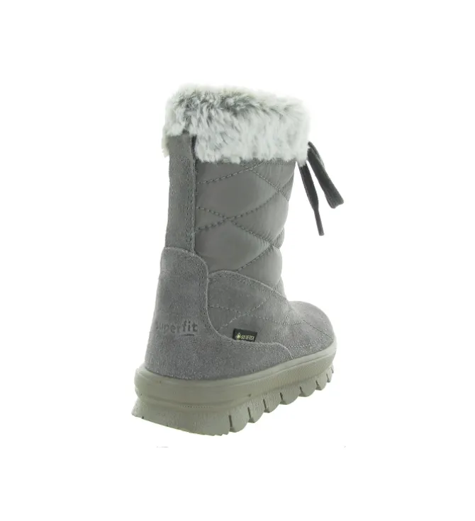 apres ski bottes fourrees - - junior fille - Nylon - Gris - Superfit