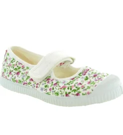 babies et ballerines - - junior fille - Textile - Fleurs - Cienta