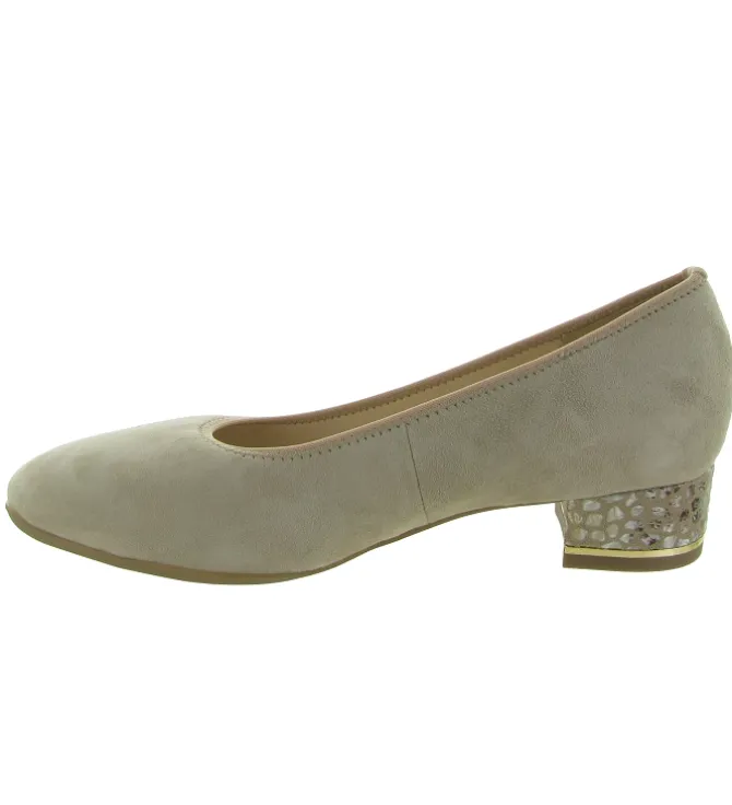 ballerines - Ballerine plate - femme - Cuir - Beige - Ara