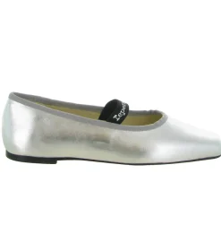 ballerines - Ballerine plate - femme - Cuir - Argent - Repetto