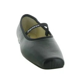 ballerines - Ballerine plate - femme - Cuir - Noir - Repetto