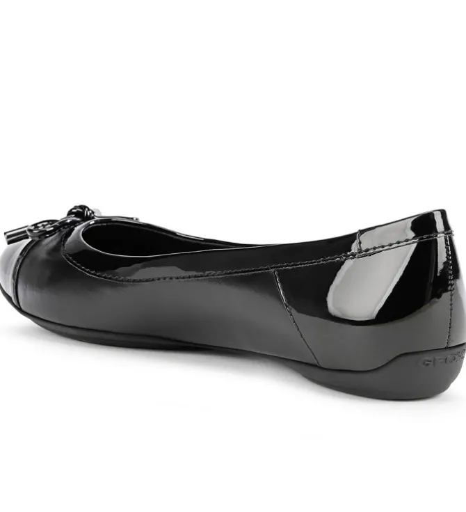 ballerines - Ballerine plate - femme - Cuir - Noir - Geox
